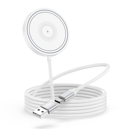 Magnetic Wireless Charger 15W Fast Charging Pad for Samsung S26 Ultra S26+ - color: White
