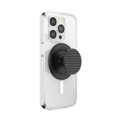 PopSockets Phone Grip for MagSafe, Magnetic Holder- Knurled Black - color: Black Knurl, style: MagSafe