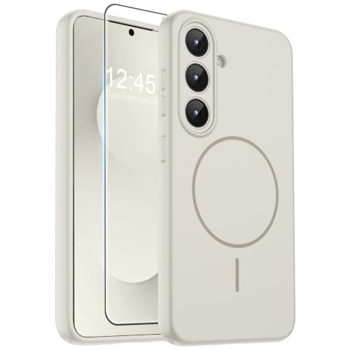 zapica Magnetic for Samsung Galaxy S26 FE Case/S25 FE Case, Creamy White - color: Creamy White, size: Samsung Galaxy S26 FE/S25 FE 6.7''