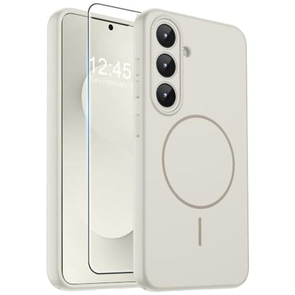 zapica Magnetic for Samsung Galaxy S26 FE Case/S25 FE Case, Creamy White - color: Creamy White, size: Samsung Galaxy S26 FE/S25 FE 6.7''