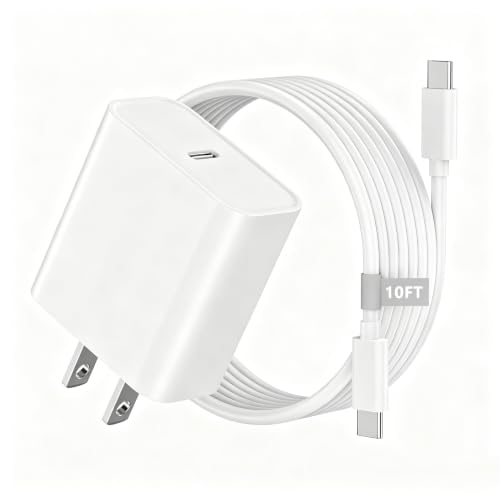 [Apple MFi Certified] iPad Charger Fast Charging 10FT, 20W USB C Charger