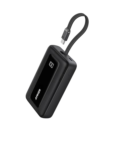 Anker Power Bank,10,000mAh 30W with USB-C Travel Essential Portable Charger - color: Black, size: 10000 MAh