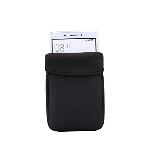 ZORSOME for iPhone 11 Pro Max,XS Max,8 7 6 6s Plus Phone Bag, Universal Neoprene Shockproof Pouch Sleeve Case for Samsung Galaxy S25,S24,S23 Plus,Note 20 10,S20,S20 5G Black - size: 6.0 inch