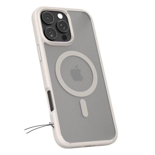 Spigen for iPhone 16 Pro Case, Ultra Hybrid MagFit [Anti-Yellowing] [Compatible with Magsafe] - Frost Natural Titanium - color: Frost Natural Titanium, size: iPhone 16 Pro