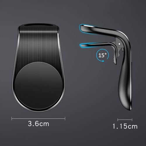 Magnetic Car Phone Mount Holder for Cell Phones Air Vent Phone Bracket Navigation for Smartphones Easy Installation Calling