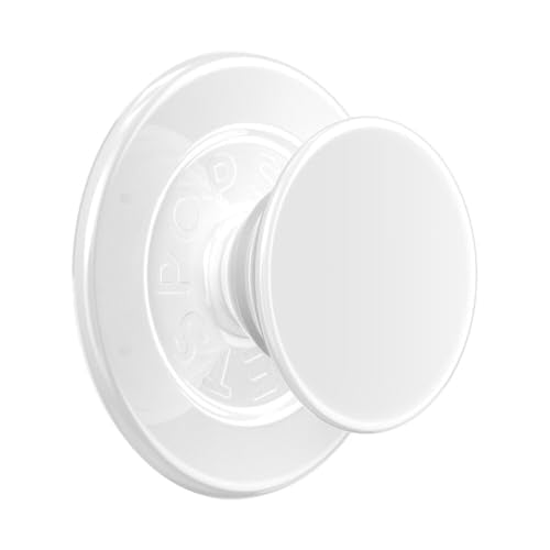 PopSockets Phone Grip for MagSafe, Magnetic Holder- Glossy White - color: Glossy White, style: MagSafe