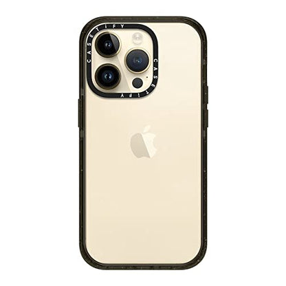 CASETiFY for iPhone 14 Pro Case - Impact Clear Black | Slim Fit | 8.2 ft. 4x Military Grade Drop Protection | Black - color: Clear Black, size: Iphone 14 Pro (6.1")