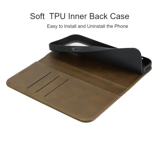 Wallet Case for iPhone 16 Pro Max,Premium PU Leather Flip Folio Case with Card Slot,Stand Holder and Magnetic Closure TPU Shockproof Interior Protective Case,6.9 Inch,Green | Premium PU Leather, Flip Folio Purse Case, with Card Slot, Stand Holder,Magnetic
