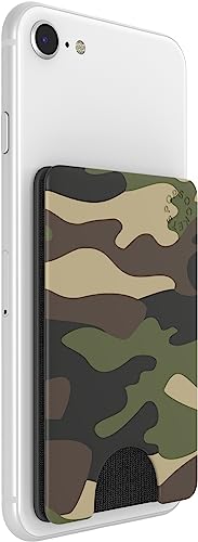 PopSockets PopWallet: Phone Grip and Wallet for Cards, Removable, Going Commando