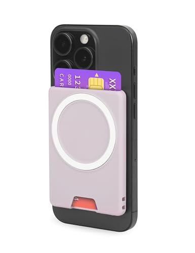 PROfezzion Double Sided Magnetic Wallet 2-Card Holder for MagSafe iPhones - color: Pink
