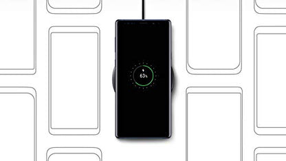 Samsung Qi 7.5W Fast Charge Wireless Charger Pad Slim with Wall Charger (US Version) (EP-P1100TBEGUS)