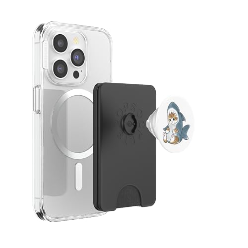My cat is a Shark PopSockets PopWallet for MagSafe - style: Magnetic PopWallet