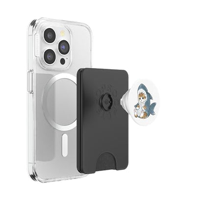 My cat is a Shark PopSockets PopWallet for MagSafe - style: Magnetic PopWallet