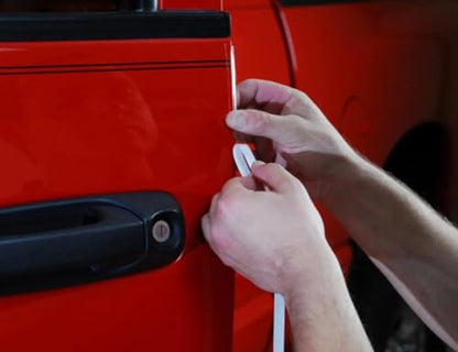 Car Door Edge Paint Protection Film PRE-Cut Strips (4 Doors) Car Door Protector Edge Guard Scratch 8mil Clear Invisible Universal Car Truck (4 Doors) Made in USA
