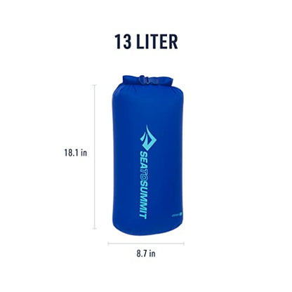 Sea to Summit Lightweight Dry Bag, Multi-Purpose Dry Storage - color: Surf Blue, style: 13 Liter
