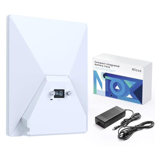 Nicxz Starlink Mini Battery Pack with Charger,129.5Wh 35000mAh Capacity