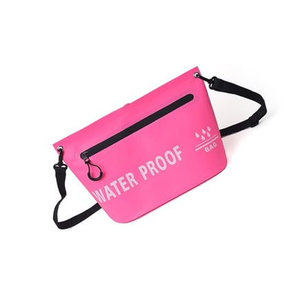 Mesh Beach Bag with Pockets, Extra Large Capacity Pool Tote Bag - color: Pink