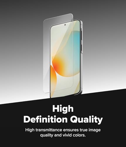 Ringke for Samsung Galaxy A57 5G Screen Protector [Easy Slide, 2 Pack] | Easy Installation with Alignment Tool, Case Friendly Premium 9H Hardness Tempered Glass - size: Galaxy A57