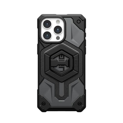 URBAN ARMOR GEAR UAG Magnetic Phone Ring Stand Compatible with MagSafe Magnet, Removable Metal Finger Ring Grip & 360 Rotation Adjustable Kickstand for iPhone 17, Galaxy S26, Black/Black