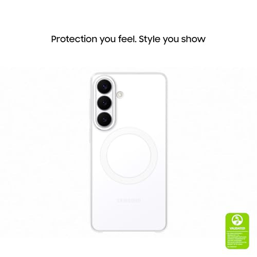 Samsung Galaxy S26+ Clear Magnet Phone Case, Original Design, Anti-Fingerprint, Slim Profile, Transparent - color: Transparent, size: Clear Magnet Case, style: Galaxy S26+