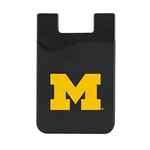 OTM Essentials University of Michigan Faux Leather Phone Wallet Sleeves, Sleek Phone Wallet Case, Lightweight Accessories for Phones, Classic - color: University of Michigan, style: Faux Leather