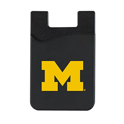 OTM Essentials University of Michigan Faux Leather Phone Wallet Sleeves, Sleek Phone Wallet Case, Lightweight Accessories for Phones, Classic - color: University of Michigan, style: Faux Leather