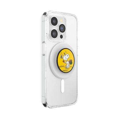 PopSockets Phone Grip for MagSafe, Magnetic Holder- Sitting Snoopy - color: PopOut Sitting Snoopy, style: MagSafe