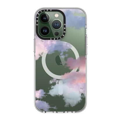 CASETiFY for iPhone 13 Pro Case - Impact Clear Compatible with MagSafe | Not Yellowing | 6.6 ft. 3x Military Grade Drop Protection | Clouds | Clear - color: Clouds, size: Iphone 13 Pro (6.1")