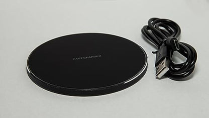 15W Fast Charge Wireless Charger Pad Charging Stand, Cell Phone Charging Pad, Smartphone Wireless Charger pad for Samsung, iPhone, Google Pixel, LG, Oppo, Nokia, TCL 20 Pro 5G