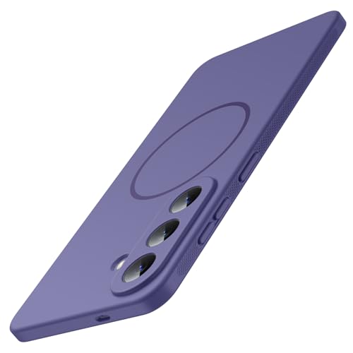 JETech Slim Magnetic Case for Samsung Galaxy S26, Anti-Slip, Cobalt Violet | Compatible with MagSafe, Full Camera Lens Protection, Soft TPU Cover, Shockproof - color: Cobalt Violet, size: Galaxy S26