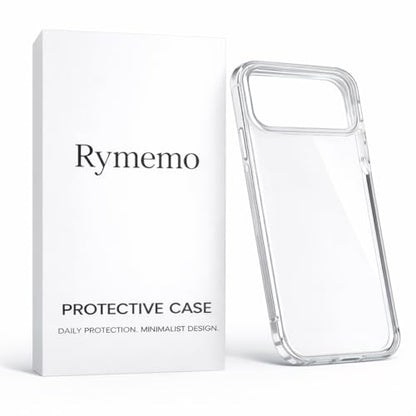 Clear Case for iPhone 17 Pro, Slim Transparent TPU Phone Case, Anti-Yellow Scratch Resistant Shockproof Protective Cover with Comfortable Grip