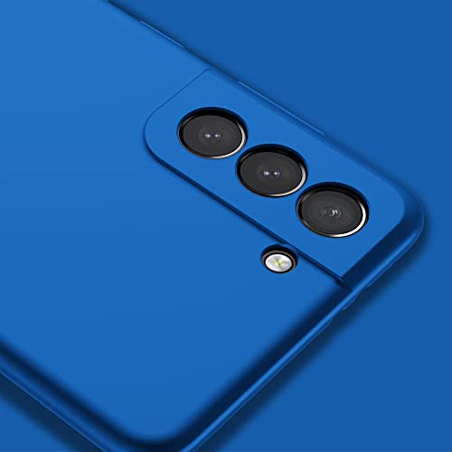 X-level for Samsung Galaxy S21+ Plus Case Super Thin Slim Fit Soft Flexible TPU Phone Back Cover Light Protective Matte Finish Coating for Samsung S21+ Plus,Blue - color: Blue [Camera Protection Updated]
