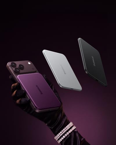 Baseus Picogo Air AM71 CCC Certified 5000mAh Ultra Slim Power Bank 0.27 " - color: Dark Cherry