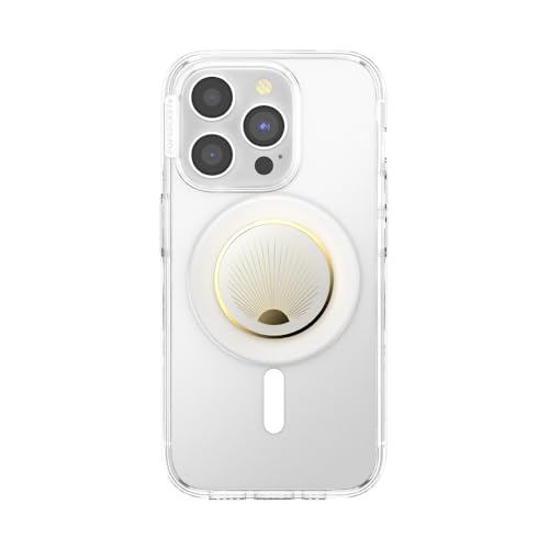 PopSockets Phone Grip for MagSafe, Magnetic Holder- Radiant White - color: Enamel Radiant White, style: MagSafe