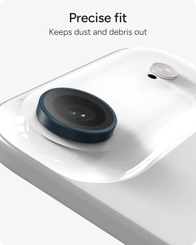 ZAGG iPhone Camera Lens Protector for iPhone Air - Blue, Camera Ring, Maximum Impact & Scratch Protection, Anti-Reflective Technology, Smudge-Resistant, Precise Fit, Glass Elite - color: Blue