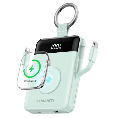 10000mAh Portable Charger,22.5W Power Bank& iWatch Charger,Green - color: Green, size: 10000mAh