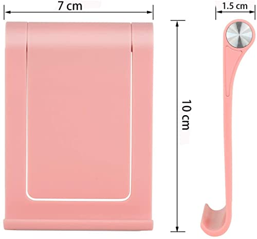 Desktop Cell Phone Stand Holder Multi-Angle Adjustable Phone Desk Stand Tablet Holder for iPhone 17 16 15 14 13 12 11 Pro Max XS XR Samsung Galaxy S22 S21 S20 S10 S9 Edge Android Smartphone - color: Pink