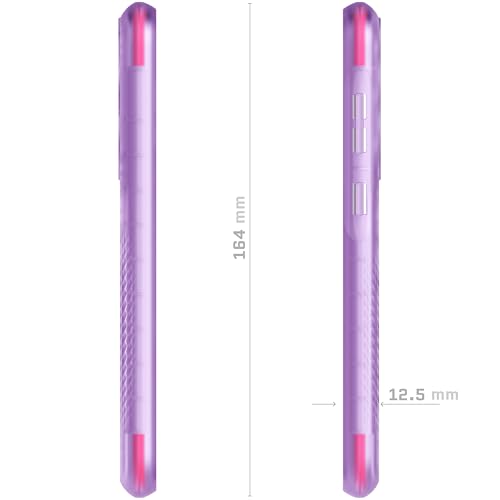 Ghostek Covert Clear Samsung Galaxy S23 Plus Phone Case with Military Grade Shockproof Protection, Non-Slip Grip, Protective Silicone Cover Designed for 2023 Galaxy S23+ (6.6") (Purple) - color: Purple [Limited], size: Galaxy S23 Plus