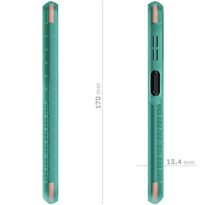 Ghostek COVERT Teal Clear Galaxy A13 5G Phone Case Shockproof Grip Bumper Protective Cover Slim Fit Thin Lightweight Design Cases Designed for 2021 Samsung Galaxy A13 5G (6.5in) (Teal-Limited Edition) - color: Teal [Limited], size: Galaxy A13 5G