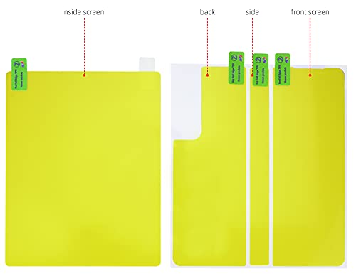 Screen Protector Wrap for Samsung Galaxy Z Fold 3 Phone - Clear