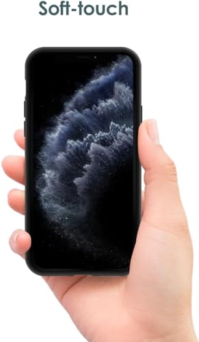 LRK Ultra Thin Black Case Compatible with iPhone 11: Slim, Soft and Flexible (NOT Hard) [Matte Finish] Protective Black Phone Cover for iPhone 11, 6.1 Inch - Matte Black - size: iPhone 11