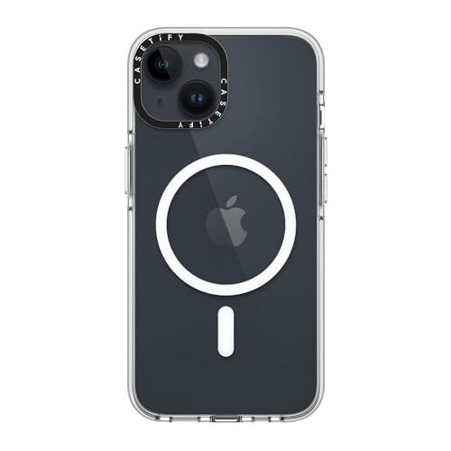 CASETiFY for iPhone 14 Case - Impact Clear Compatible with MagSafe | Not Yellowing | 6.6 ft. 3X Military Grade Drop Protection | Clear - color: Clear, size: Iphone 14 (6.1")
