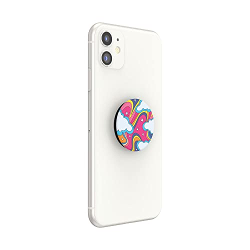 PopSockets Adhesive Phone Grip, Holder, Phone Stand, Celestial - Retro Rainbow - color: Retro Rainbow, style: Adhesive