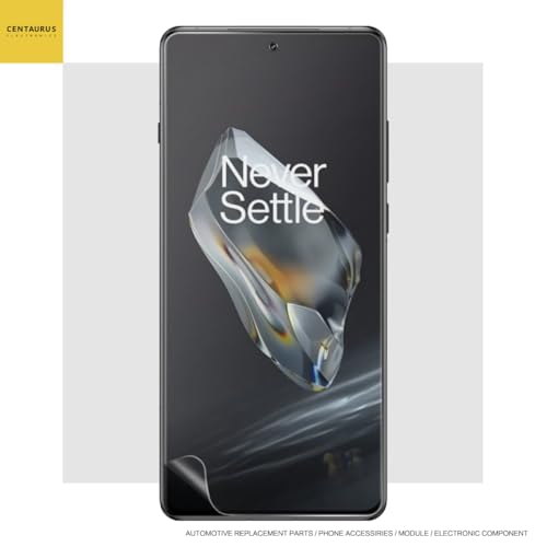 2 Pack Soft Hydrogel Screen Protector (Not Tempered Glass) Ultra-Thin HD Clear Full Coverage Screen Protector Film for One Plus 12 5G.