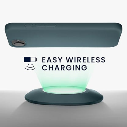 kwmobile Case Compatible with Apple iPhone 17e / iPhone 16e Case - Soft Slim Protective TPU Silicone Cover - Dark Slate - color: Dark Slate