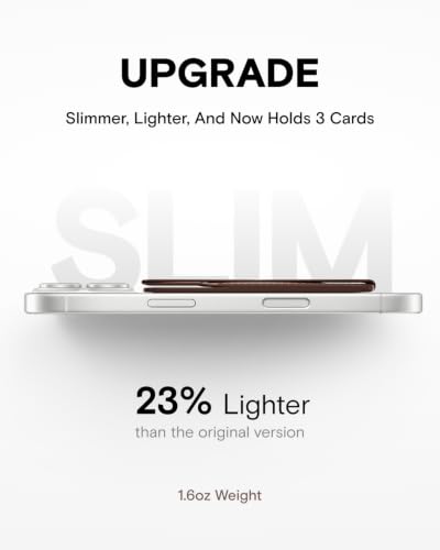MOFT Snap-on Phone Stand & Wallet AERA, MagSafe Wallet, Slim Card Holder - color: Brownie, size: AERA