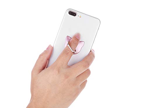 Cat Cell Phone Holder,360 Rotation Phone Ring Kickstand,Universal Cell Phone Ring Grip for Almost All Phones,Pad