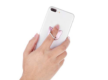 Cat Cell Phone Holder,360 Rotation Phone Ring Kickstand,Universal Cell Phone Ring Grip for Almost All Phones,Pad