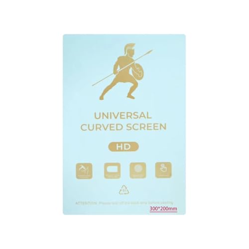 8 inch -11 inch Universal Flexible Hydrogel Film Straight Curved Screen Protector Cut Machine Mobile Phone PAD Tablet Protective Film (HD, 200mm X 300mm) - color: HD, size: 200mm X 300mm