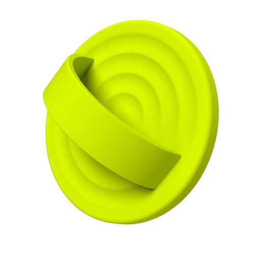 Magnetic Phone Grip for MagSafe, Silicone Ring Grip, Neon Yellow - color: Neon Yellow